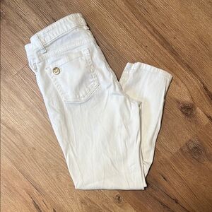 Michael Kors cropped, skinny denim jeans, size 8